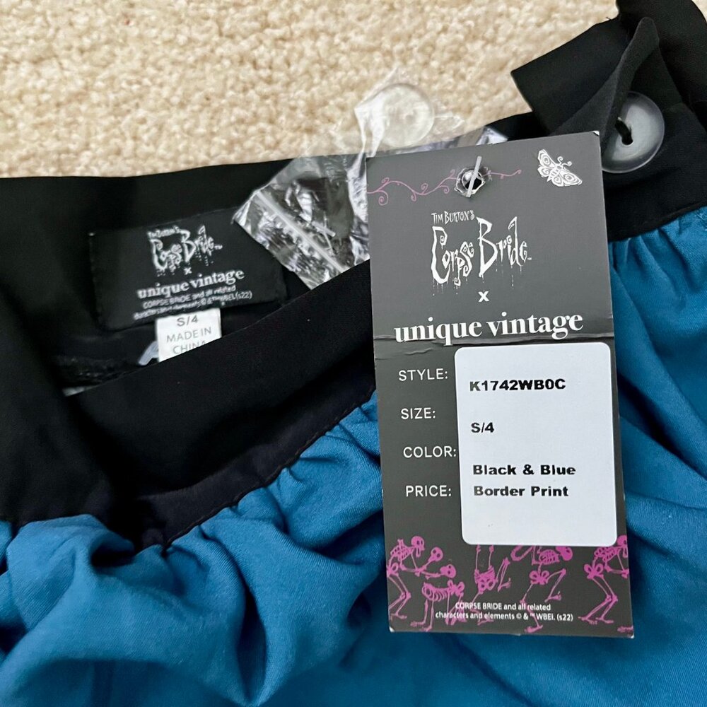 Unique Vintage - Corpse Bride Skirt (NWT) - Picture 8 of 8